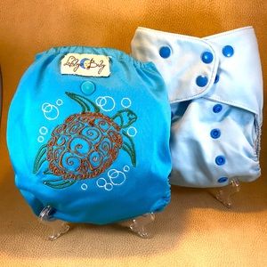 *Discontinued Print/Color* Lalabye Baby All in one Cloth Diaper (All Ages) USED